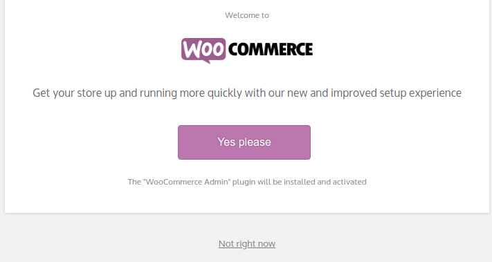 Setting up Your WooCommerce Store, The WooCommerce Profiler