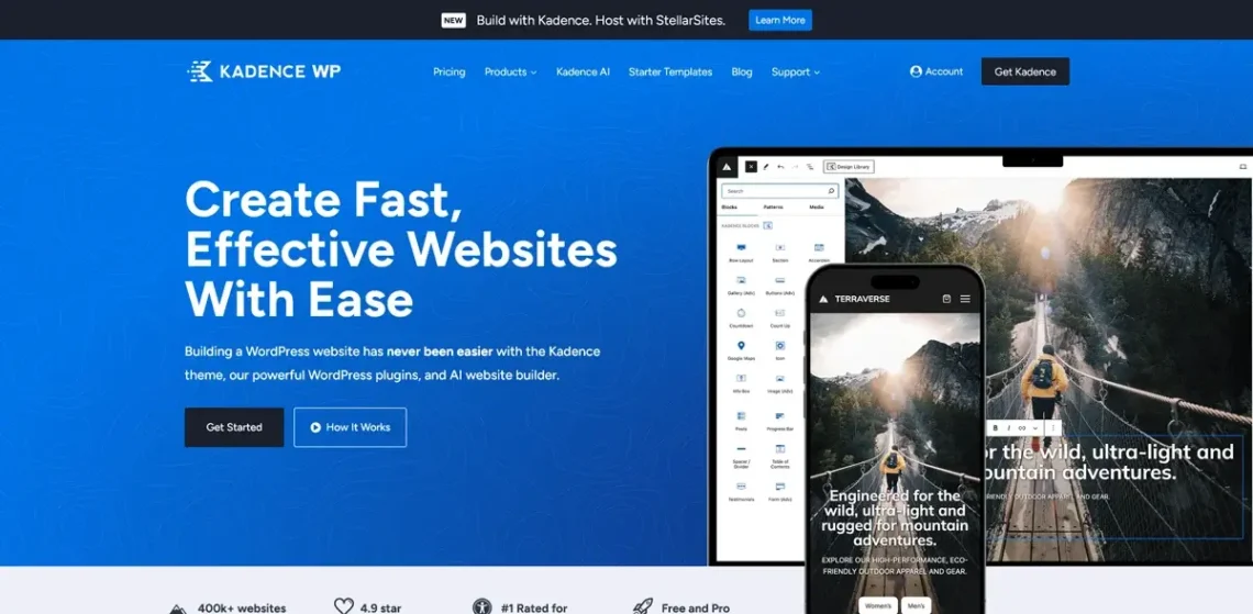 Best WordPress Themes for SEO & Benchmarks, Kadence