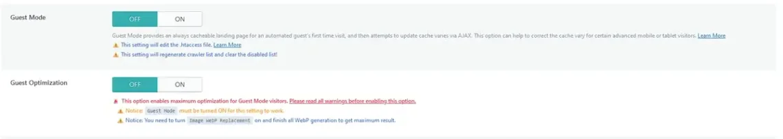 LiteSpeed Cache WordPress: Speed Guide, Configuring Basic Settings for Optimal Speed 4