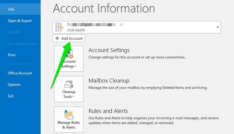Add Email to Outlook 2016 Manually, Open the Outlook 2016 app on your Windows computer from the startup menu. 2
