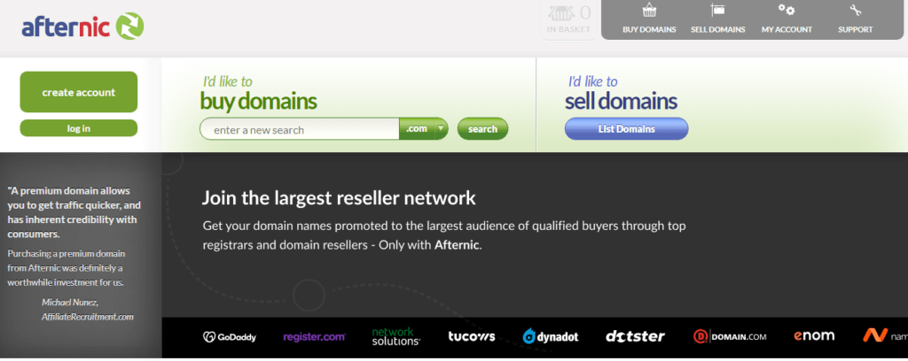 Sell My ScalaHosting Domain?, Afternic