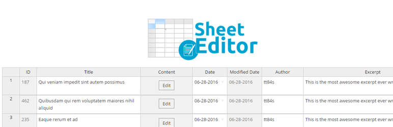Essential WooCommerce Plugins, WooCommerce Bulk Edit Products – WP Sheet Editor