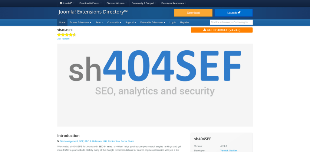 What Are the Best Joomla Extensions or Plugins for SEO? What Are the Best Joomla Extensions or Plugins for SEO?, sh404SEF