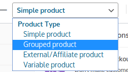 Adding Products to WooCommerce, Adding Grouped Products
