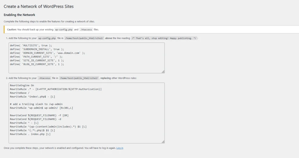 Install WordPress Multisite: Full Guide, Setting Up Multisite Network 2