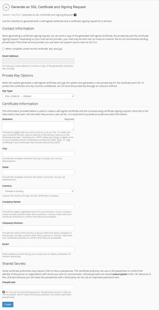 What is WHM (Web Host Manager)?, SSL certificate management 2