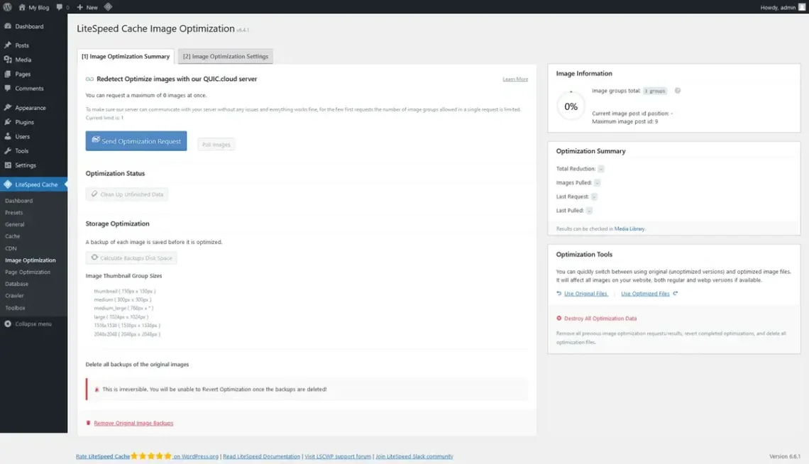 LiteSpeed Cache WordPress: Speed Guide, Image Optimization With LiteSpeed Cache
