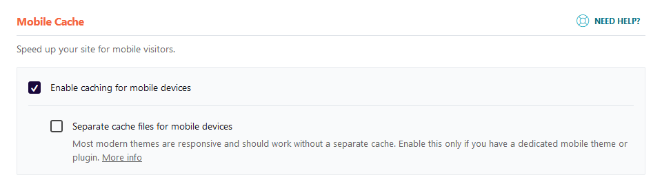 WP Rocket: Boost WordPress Speed (Full Review), Cache tab