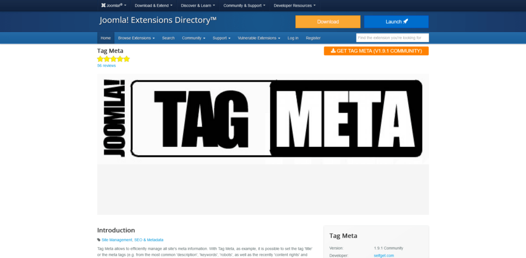 What Are the Best Joomla Extensions or Plugins for SEO? What Are the Best Joomla Extensions or Plugins for SEO?, Tag Meta