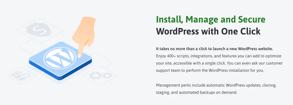 What Is WooCommerce Hosting?, Easy WordPress Installation