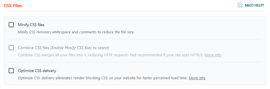 WP Rocket: Boost WordPress Speed (Full Review), File Optimization tab