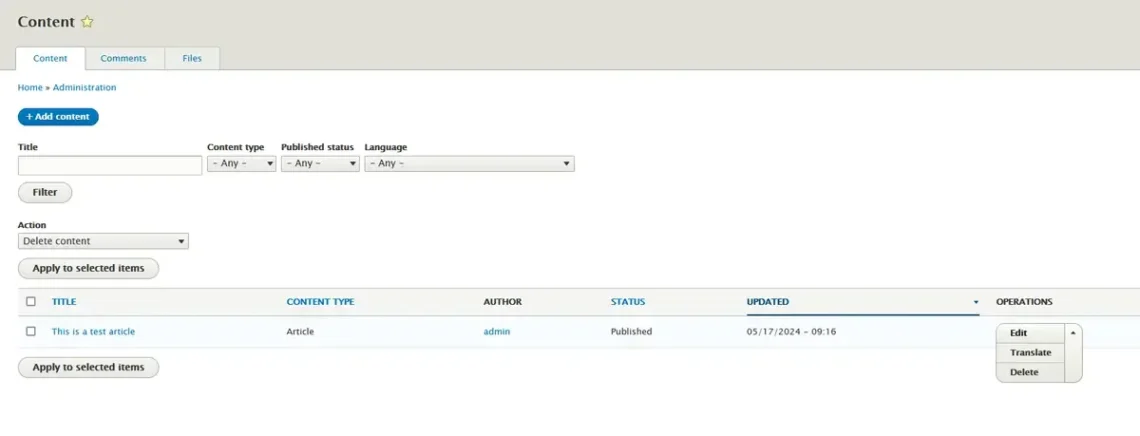 Drupal Multilingual Hosting: Localization Tips, Translating Content 3