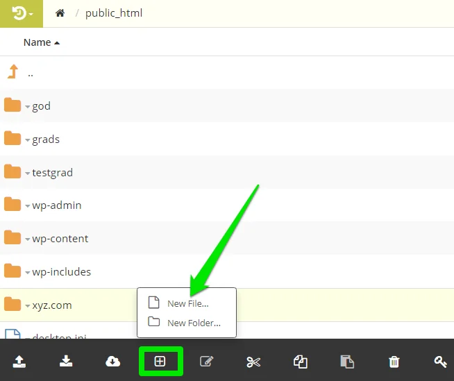 Working with the .htaccess and Redirects, Step 3: Create the File