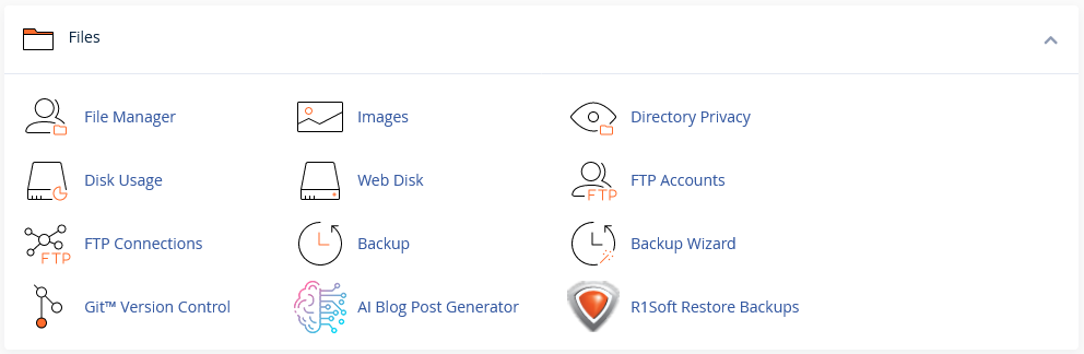cPanel Features and Benefits Overview, Files 2