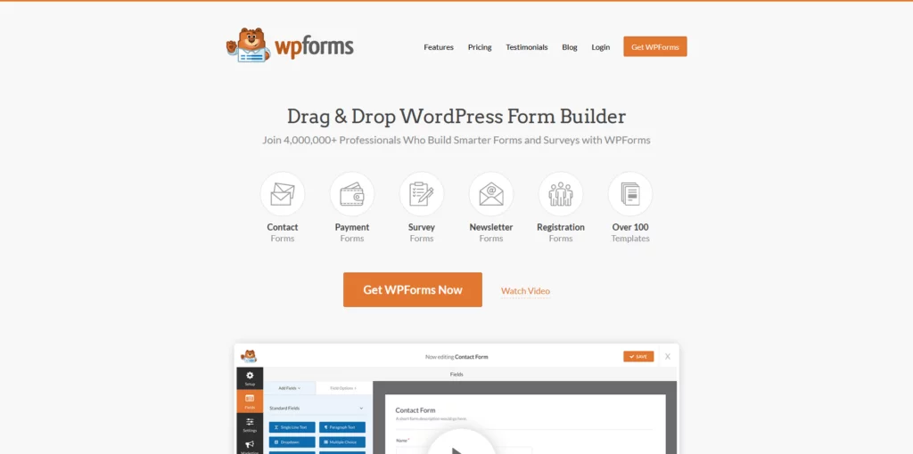 Top WordPress Plugins of 2025, 11. WPForms