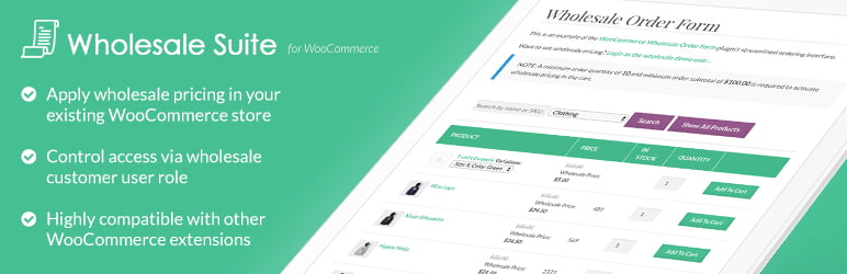 Essential WooCommerce Plugins, WooCommerce Wholesale Prices
