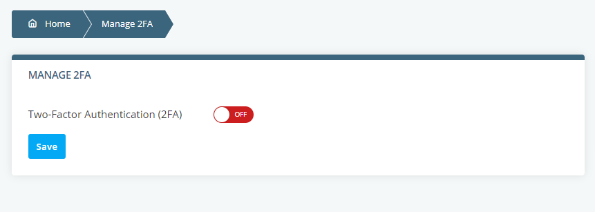 Two-Factor Authentication in SPanel Two-Factor Authentication in SPanel, Enabling 2FA in SPanel 7