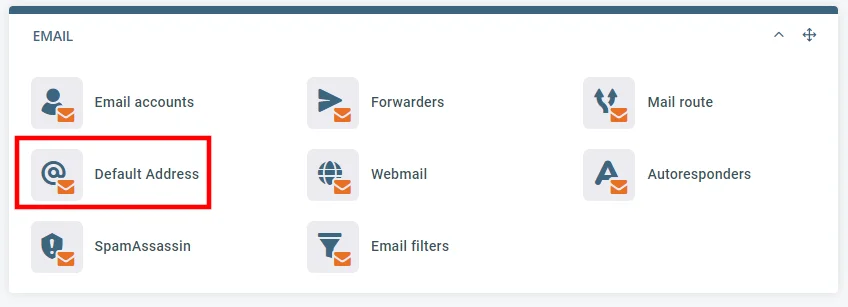 Set Catch-All Email in SPanel Guide, Setting a catch-all email address in SPanel 3