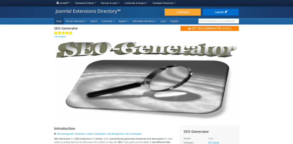 What Are the Best Joomla Extensions or Plugins for SEO? What Are the Best Joomla Extensions or Plugins for SEO?, SEO-Generator