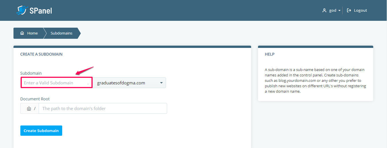 Create Subdomain: What It Is & How it Works, How to Create a Subdomain 3