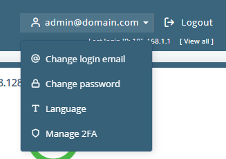Multi-Language Support in SPanel Multi-Language Support in SPanel, Choosing a Language for SPanel’s Admin Interface