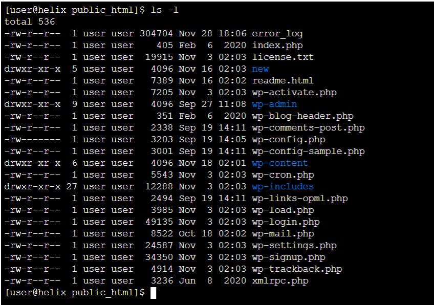 How to Secure Your Website, Set the right permissions
