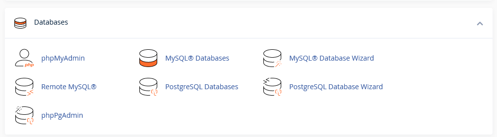 cPanel Features and Benefits Overview, Databases