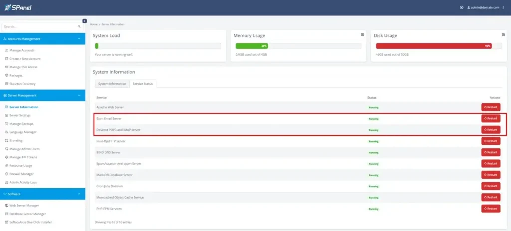 What Is an Email Hostname?, 2. Check whether the email server is up.