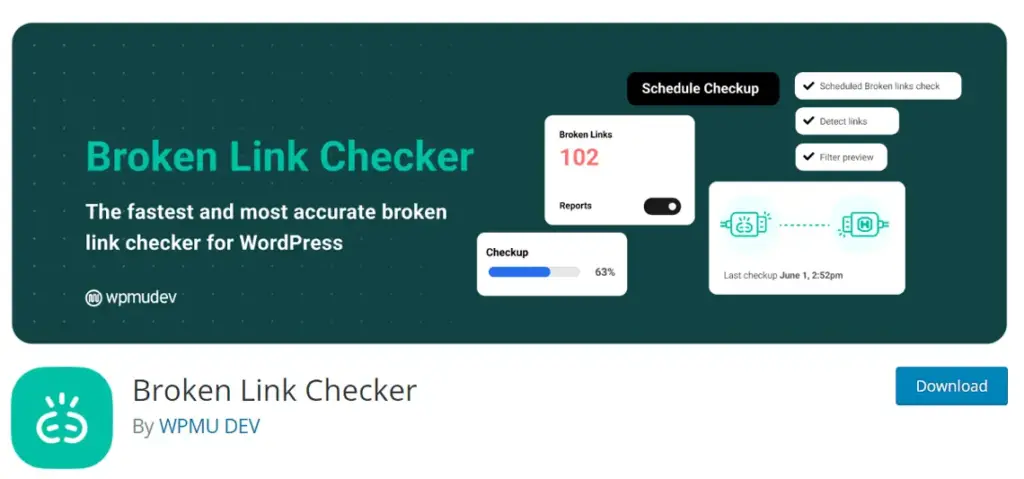 Top WordPress Plugins for SEO in 2025, Broken Link Checker