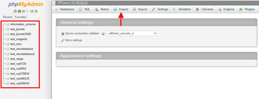 Migrate WordPress Site to New Host, 2. Export your database