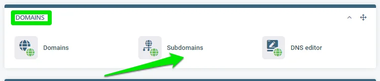 What Is Subdomain & How to Create One, How to create a Subdomain Name 2