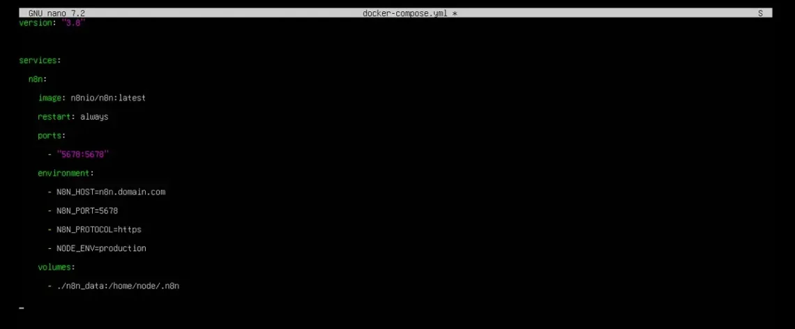 How to Install n8n - A Complete Guide How to Install n8n – A Complete Guide, Step 3: Create a docker-compose.yml file