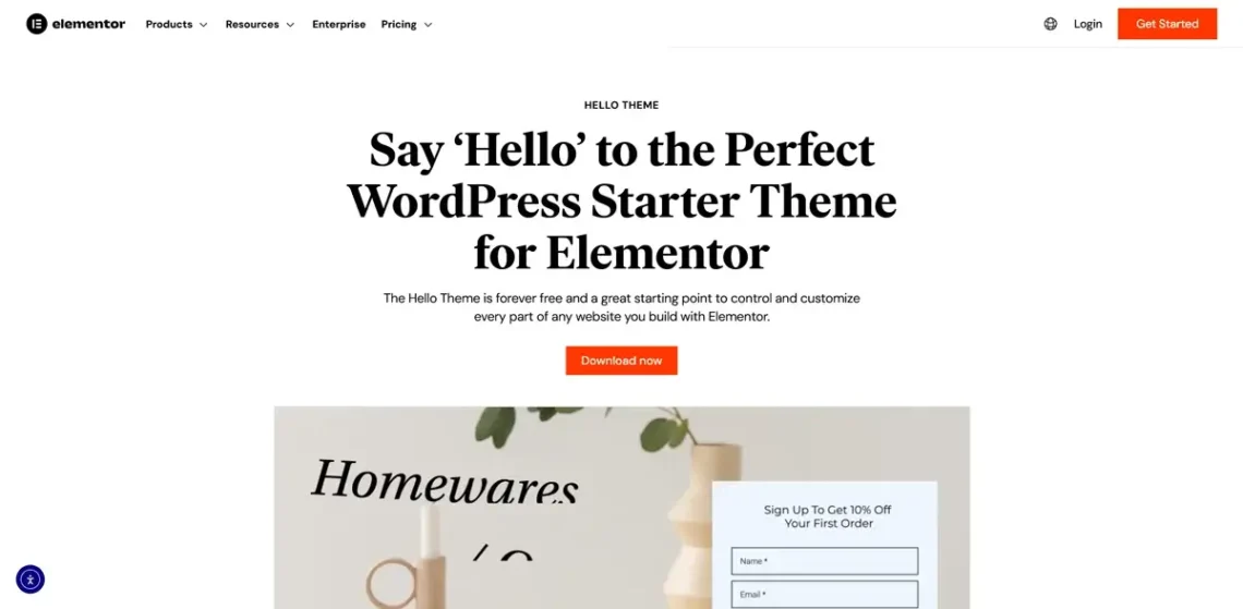 Best WordPress Themes for SEO & Benchmarks, Hello Elementor
