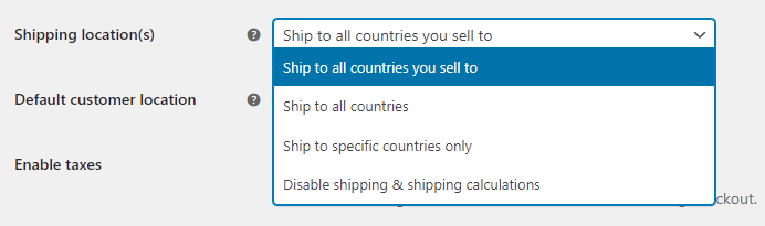 How to Set Up WooCommerce on WordPress?, Setting Shipping Options 2