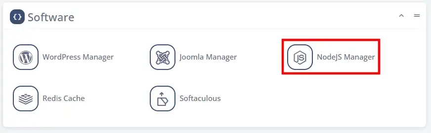 How to Install n8n - A Complete Guide How to Install n8n – A Complete Guide, Step 2: Navigate to the NodeJS Manager