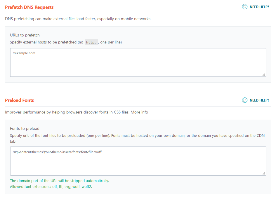 WP Rocket: Boost WordPress Speed (Full Review), Preload tab 2