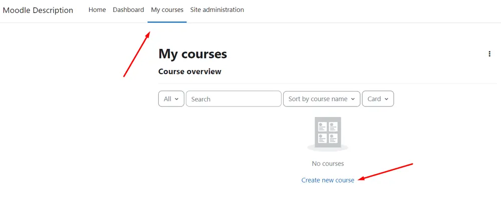 Create Moodle Course: Step-by-Step Guide, Create a new course 3