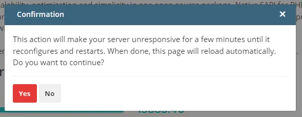 How to Install And Configure OpenLiteSpeed in SPanel, Switching to OpenLiteSpeed in SPanel 3