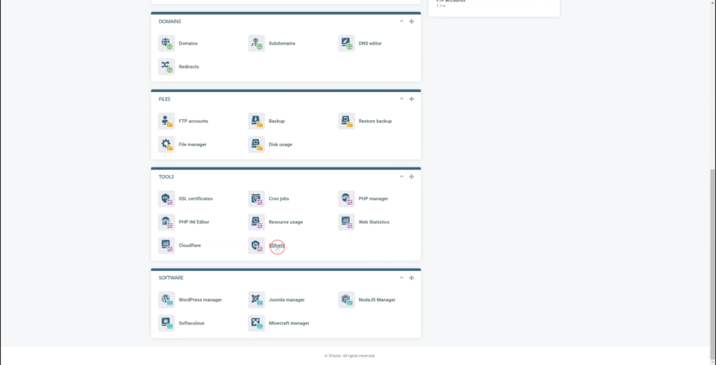 SShield Website Security: How It Works Now, SShield Now Integrated with SPanel 2