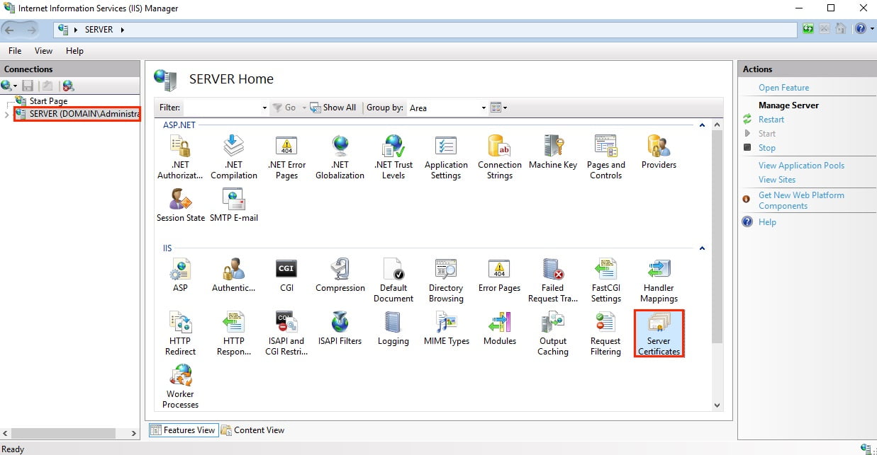 Generate CSR for SSL Certificate, Generating CSR on Microsoft IIS