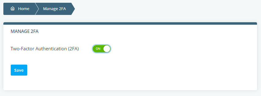 Two-Factor Authentication in SPanel Two-Factor Authentication in SPanel, Using 2FA in SPanel