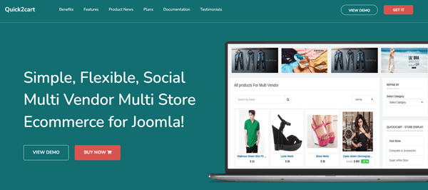 Best Joomla B2B Extensions, Quick2Cart