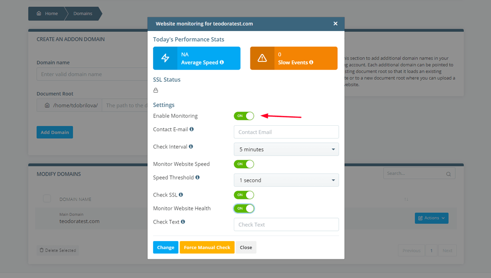 New SPanel Update – Monitoring and Email Services