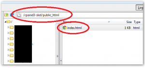 Customize Reseller Skeleton Directory, Locating your Skeleton Directory 3