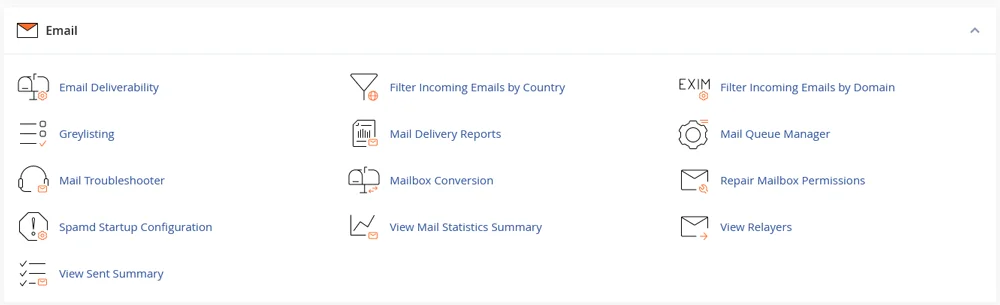What is WHM (Web Host Manager)?, Email, Database, and DNS Tools 2