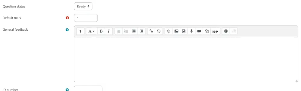 How to Create a Quiz in Moodle, Assigning Points to Moodle Quiz Questions