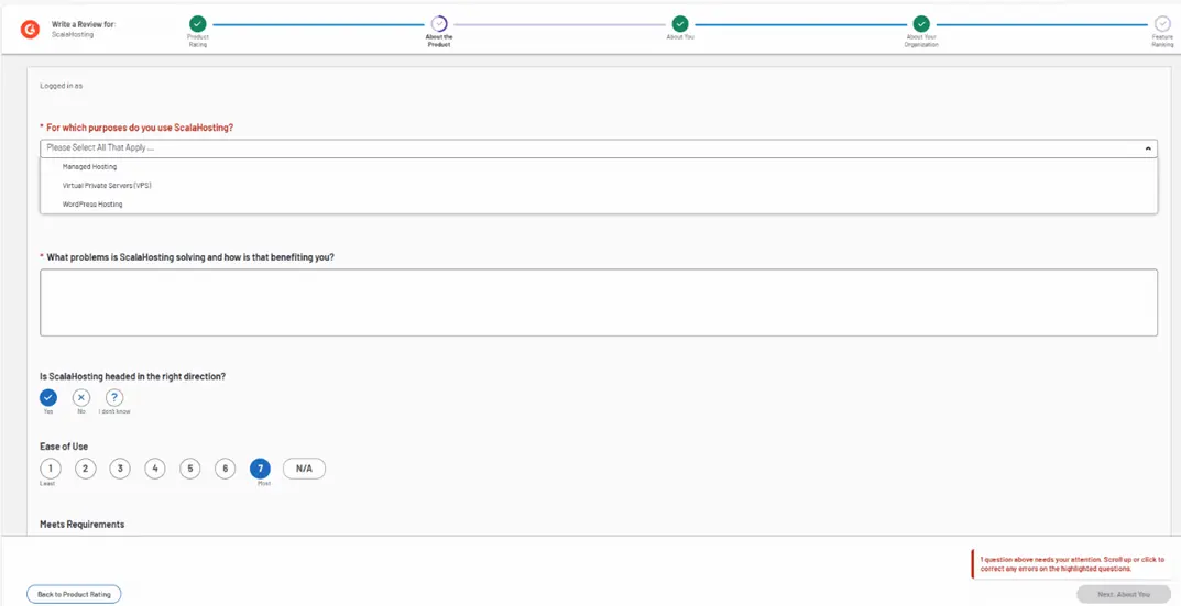 How to Leave a ScalaHosting G2 Review in 5 Steps