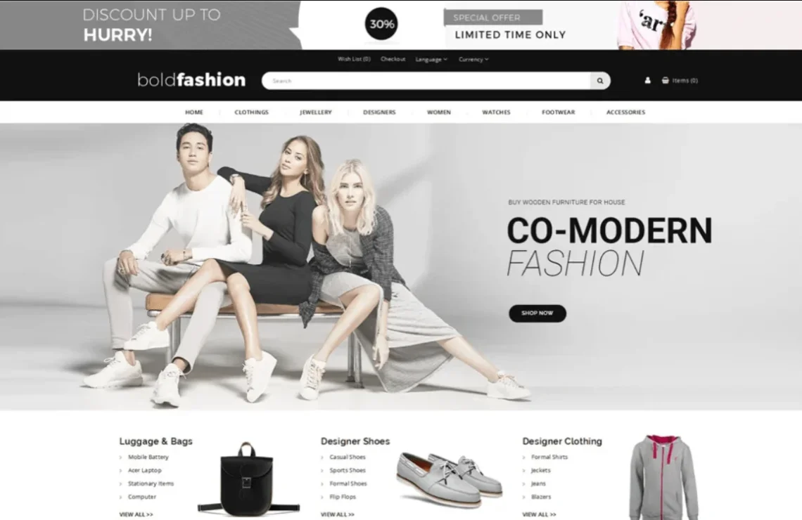 Best OpenCart Themes (Stunning), Top OpenCart Themes for Fashion and Apparel Online Stores 