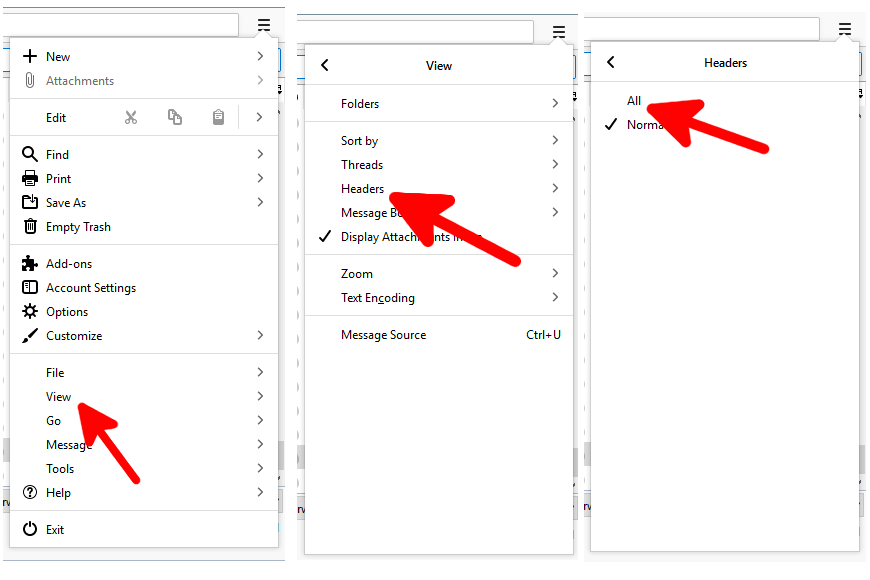 Email Headers Explained: Full vs Partial, Thunderbird 2