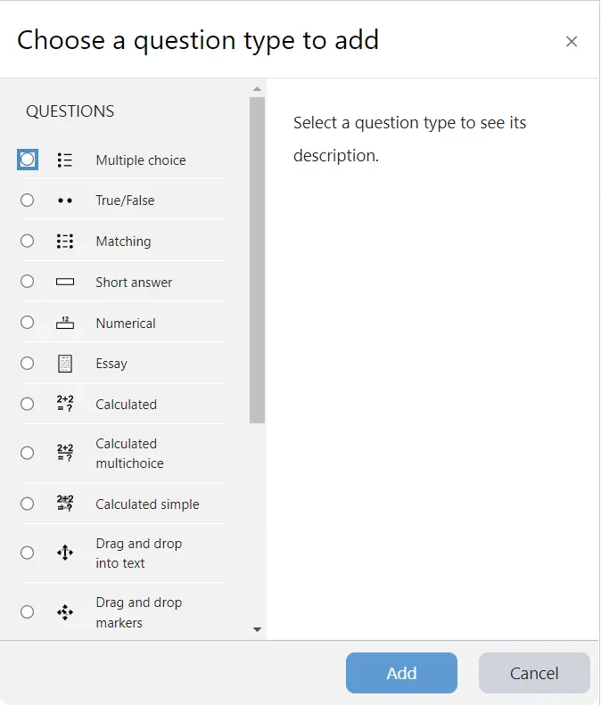 How to Create a Quiz in Moodle, Creating a Quiz in Moodle 3